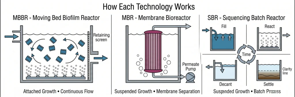 How Each Technology Works